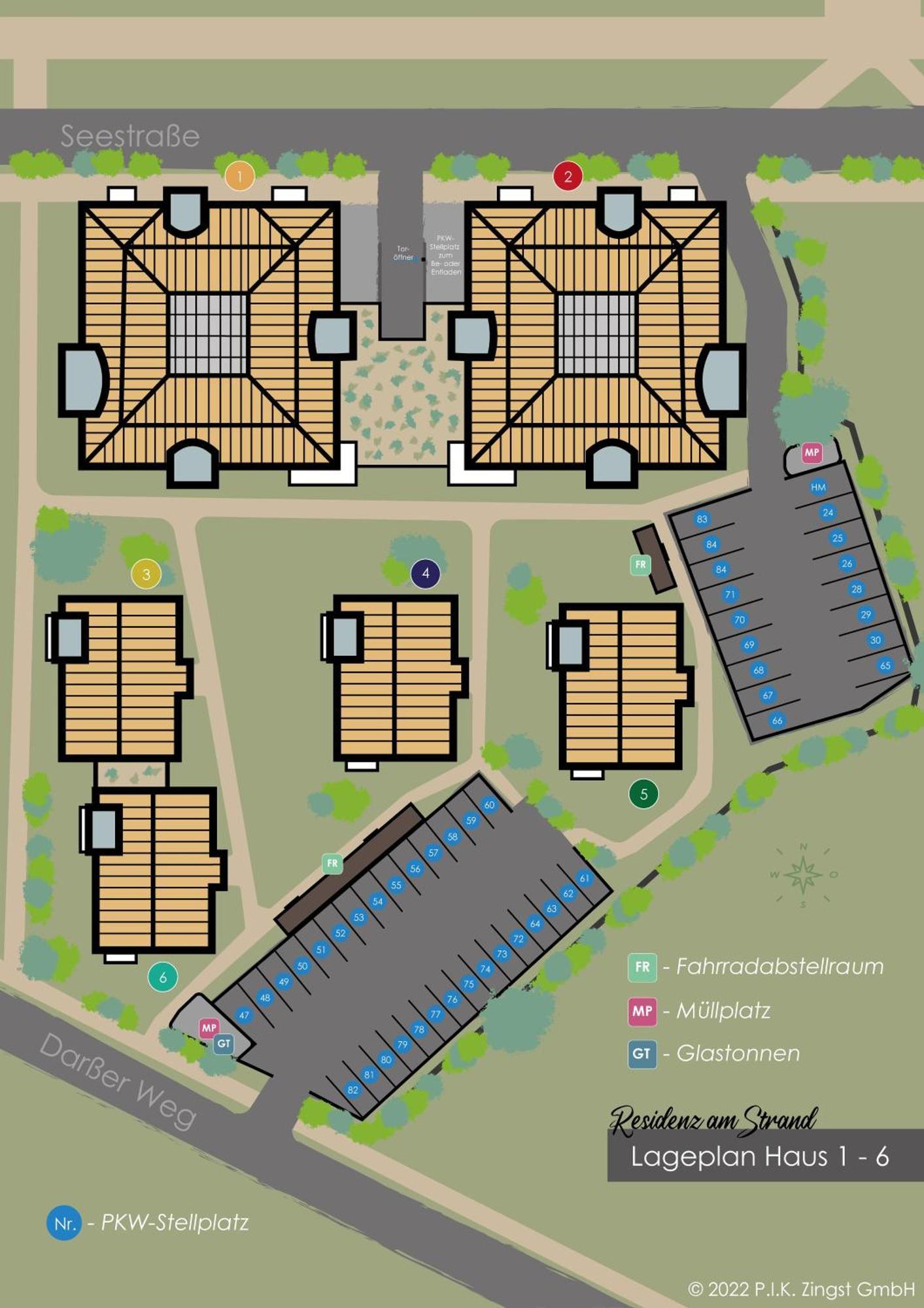 Residenz Am Strand Wohnung 3-54 Zingst Zewnętrze zdjęcie